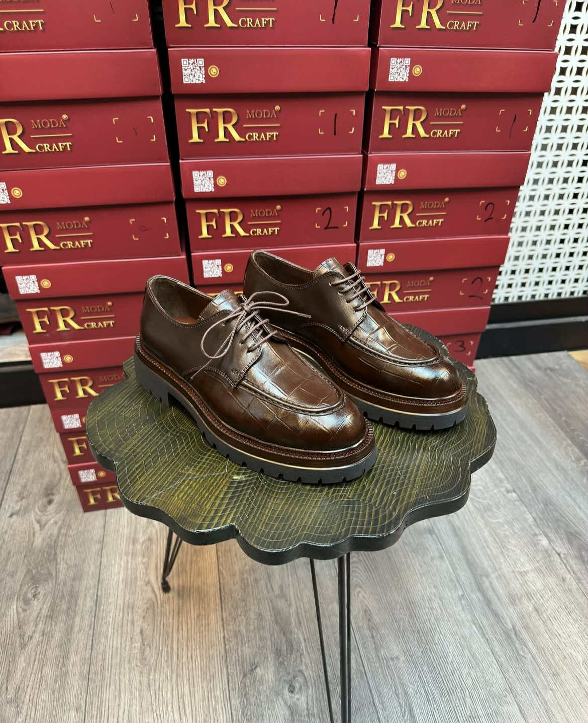FR Moda Brown High Sole
