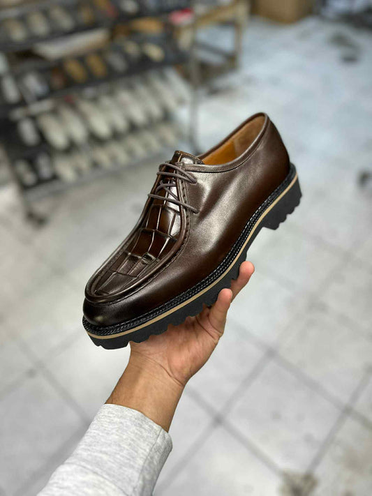 Sewe brown genuine leather