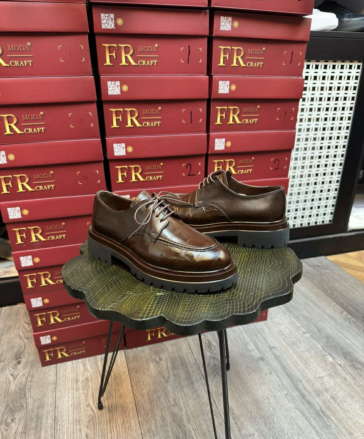 FR Moda Brown High Sole