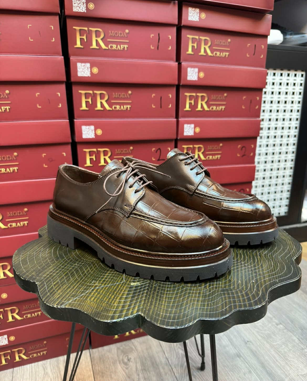 FR Moda Brown High Sole