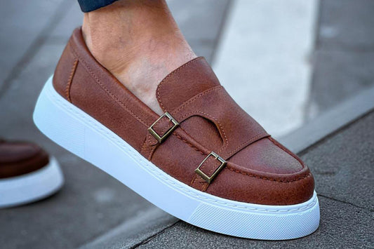 Chekich Loafer Clips - Brown