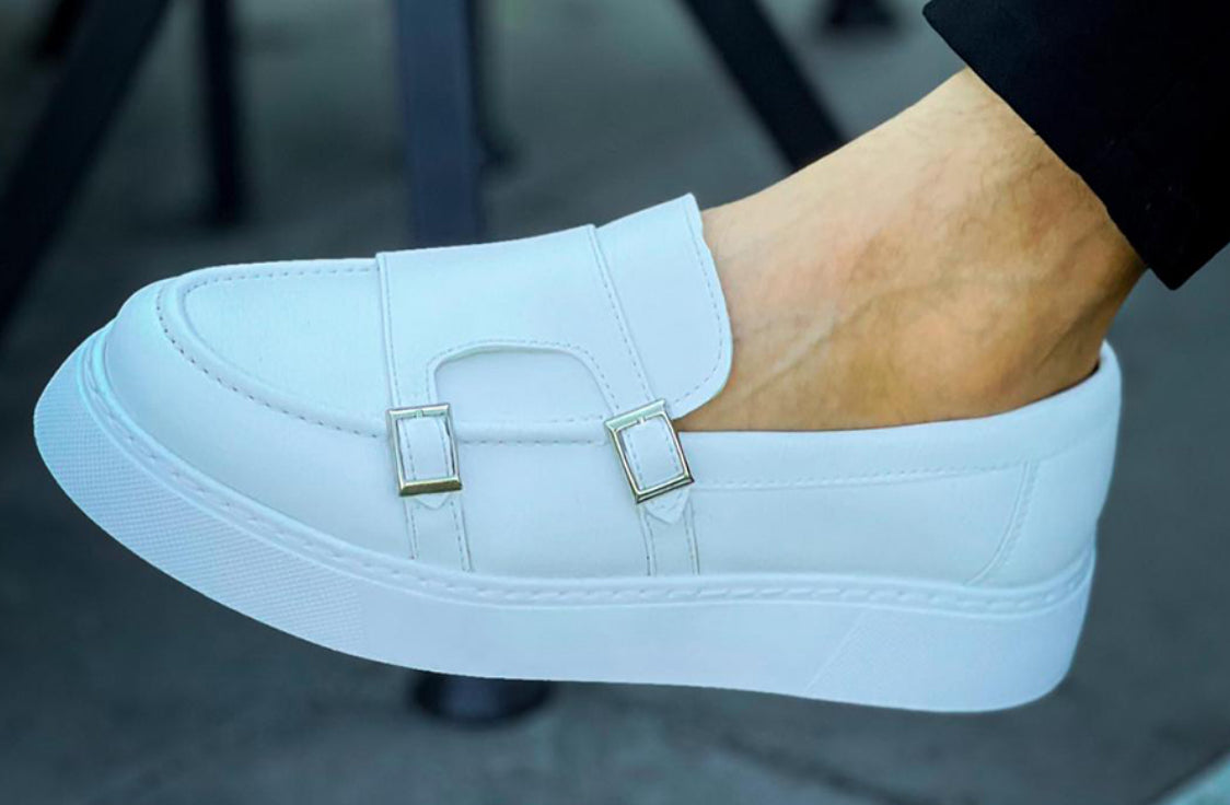 Chekich Loafer Clips - White