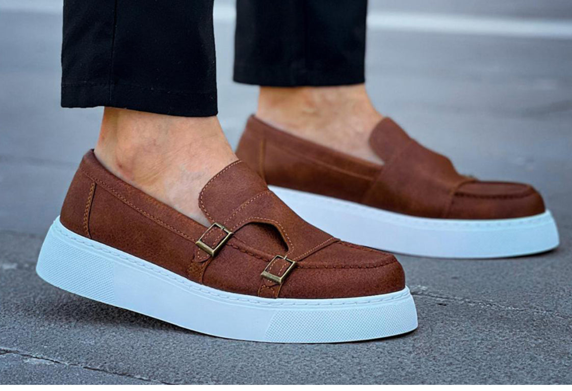 Chekich Loafer Clips - Brown