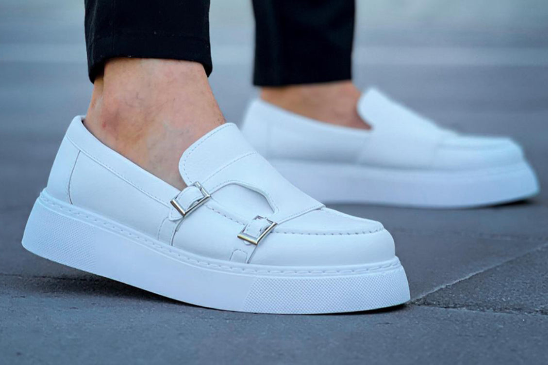 Chekich Loafer Clips - White
