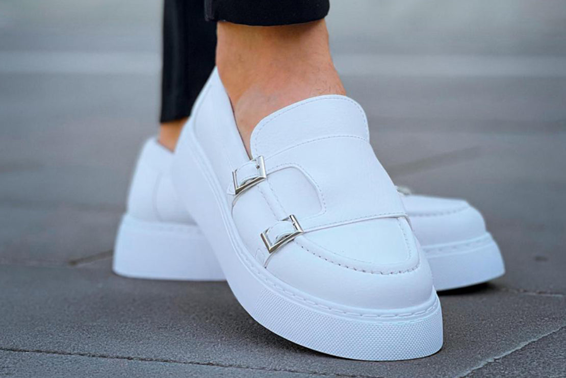 Chekich Loafer Clips - White