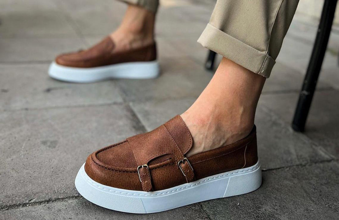 Chekich Loafer Clips - Brown