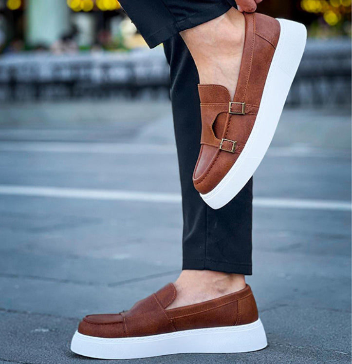 Chekich Loafer Clips - Brown