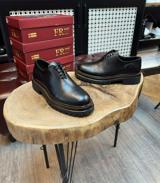 FR Moda Black Soft Leather