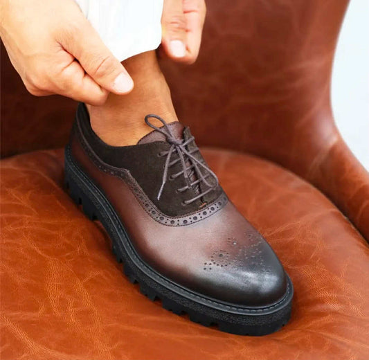 High Sole brown leather Classic